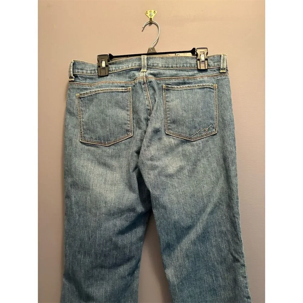 New York & Company Women's Flared Denim Jeans Size 10 Blue - Picture 6 of 8